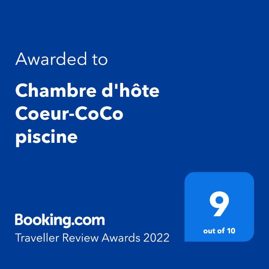 Chambre D'Hote Coeur-Coco Piscine 생프랑수아 외부 사진